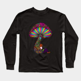 Mushroom & Gnome Long Sleeve T-Shirt
